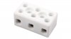 Złączka gwintowa porcelanowa 4mm 3-tory biała z 2 otworami montażowymi CPO-5A-3P 80713516